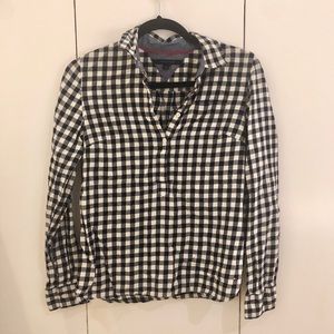 Woman’s Tommy Hilfiger Quarter Plaid Button-Up
